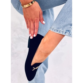 BM Mocasines mujer Rhona Negro hebilla 2
