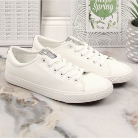 News Deportivas de piel ecológica blanca NOVEDADES blanco 3