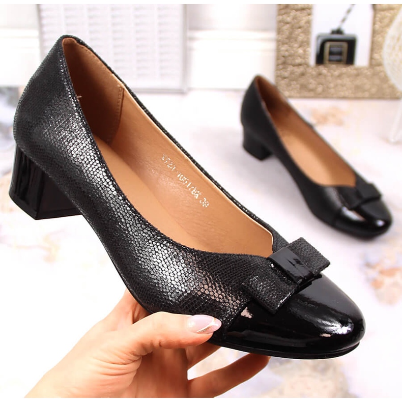 Zapatos de tacón mujer negros Vinceza 10517 1