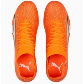 Puma Ultra Match MxSG M 107216 01 zapatos de fútbol naranja naranjas y tintos 3