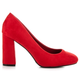 Seastar Bombas de gamuza rojo 4