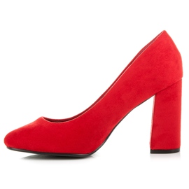Seastar Bombas de gamuza rojo 6