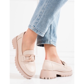 Goodin Zapatos plataforma mujer Shelovet beige 3