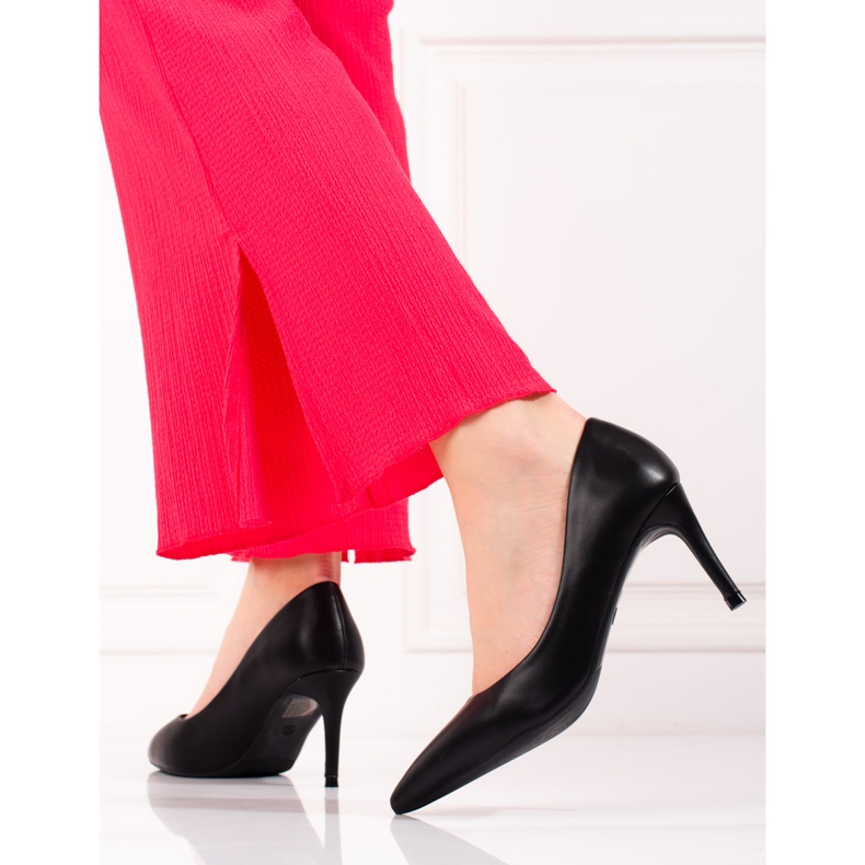 Shelovet zapatos de tacón mujer clásicos negros 2