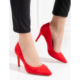 Shelovet tacones de mujer rojo 2 Shelovet tacones de mujer rojo 2