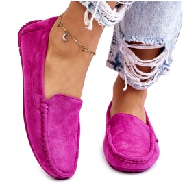 PE1 Mocasines Mujer Ante Morado Morreno violeta rosado 12