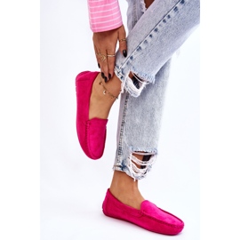 Mocasines Mujer Ante Fucsia Morreno rosado 6