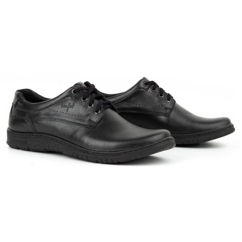 KOMODO Zapatos casual hombre piel 921K negro 2