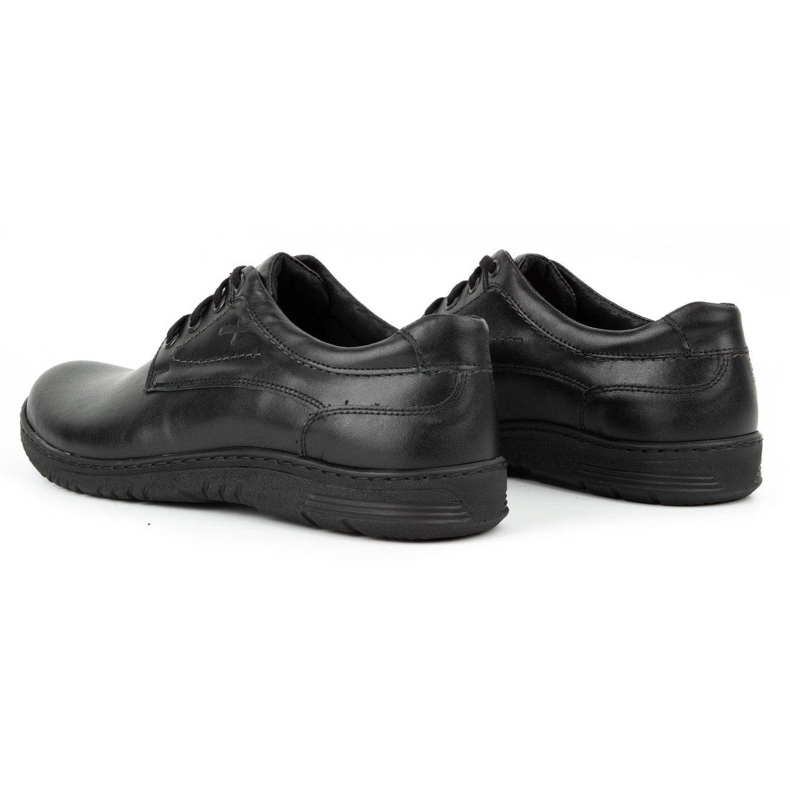 KOMODO Zapatos casual hombre piel 921K negro 4