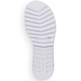Sandalias de mujer con elásticos de colores Rieker V44G8-30 multicolor 1