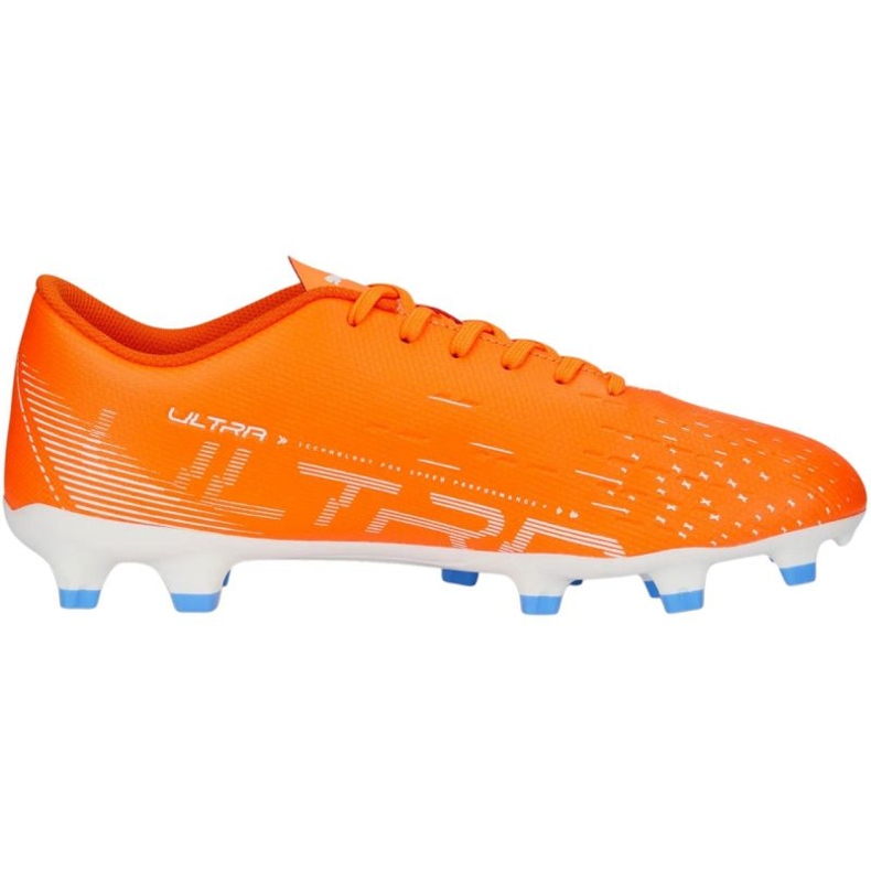 Puma Ultra Play FG/AG 107224 01 zapatos de fútbol naranja naranjas y tintos 1
