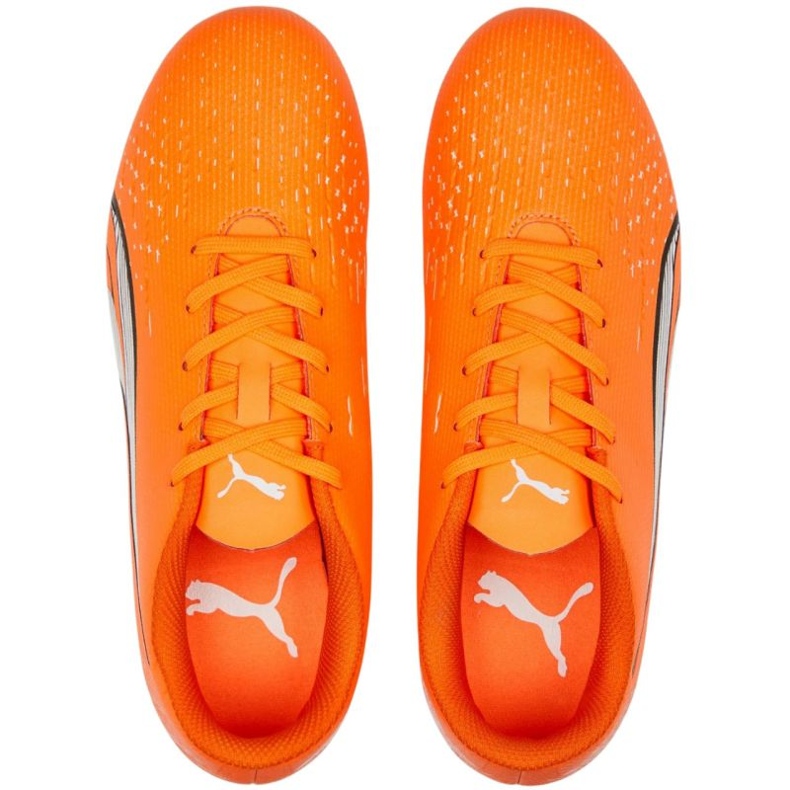 Zapatillas de fútbol Puma Ultra Play FG/AG 107233 01 naranja naranjas y tintos 2