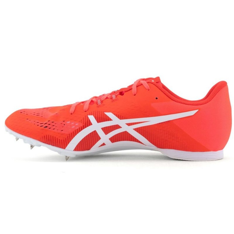 Asics Hyper Md 8 zapatos con clavos de distancia media 1093A198 702 naranja 1