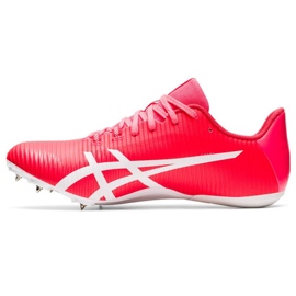 Asics Hypersprint 8 sprint 1093A197 702 zapatos con clavos rosa rosa 1