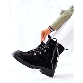 Vinceza Botas de trabajo para mujer con aislamiento negro 2