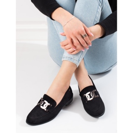 Lords de ante negro para mujer 4