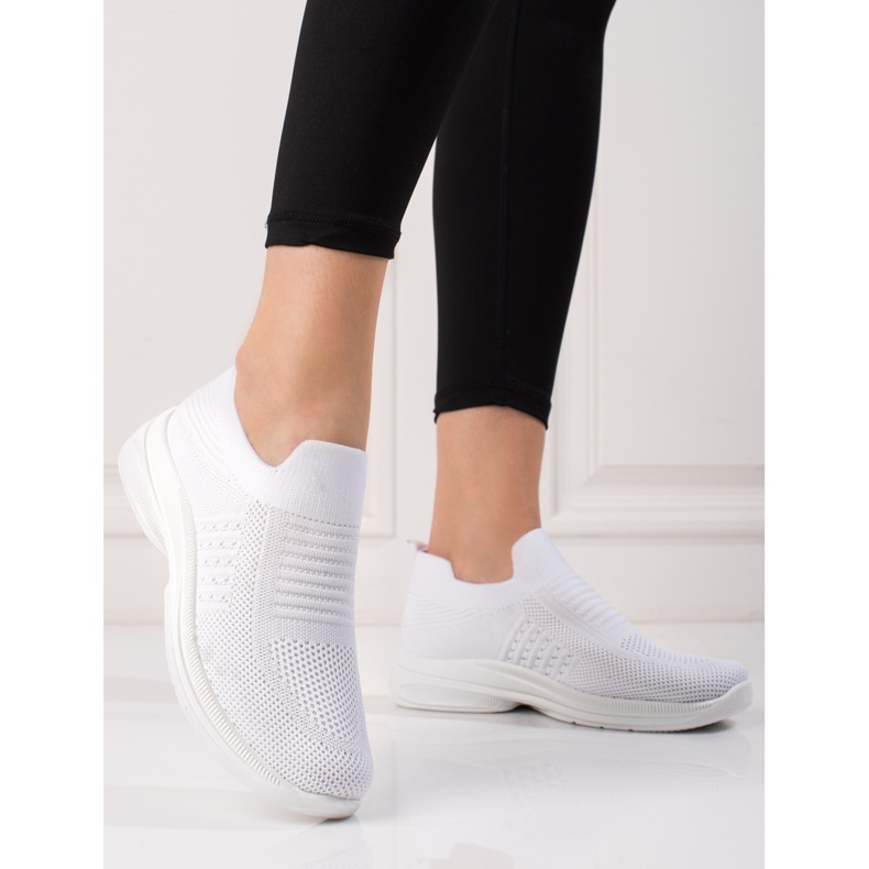 Deportivas mujer Shelovet textil blanco 1