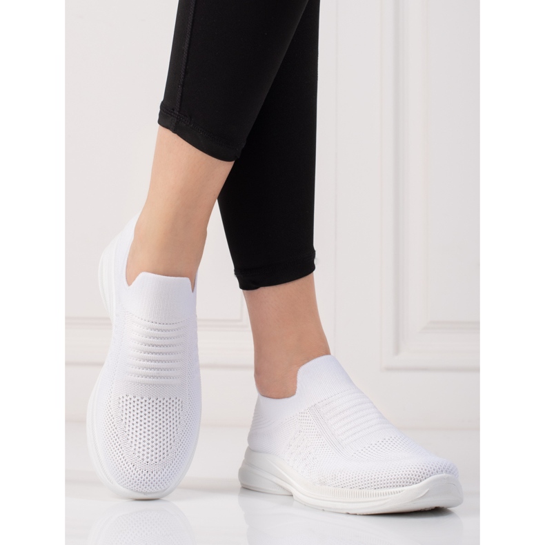 Deportivas mujer Shelovet textil blanco 2