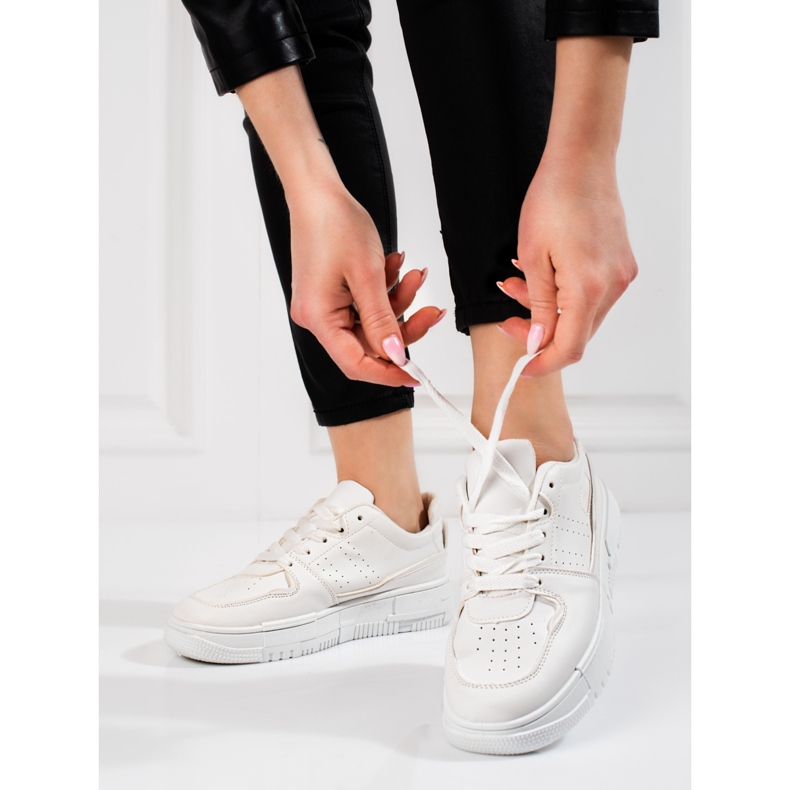 SHELOVET Calzado deportivo para mujer blanco 1