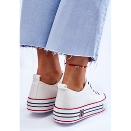 Sneakers Mujer Tejido Plataforma Big Star LL274180 Blanco 12