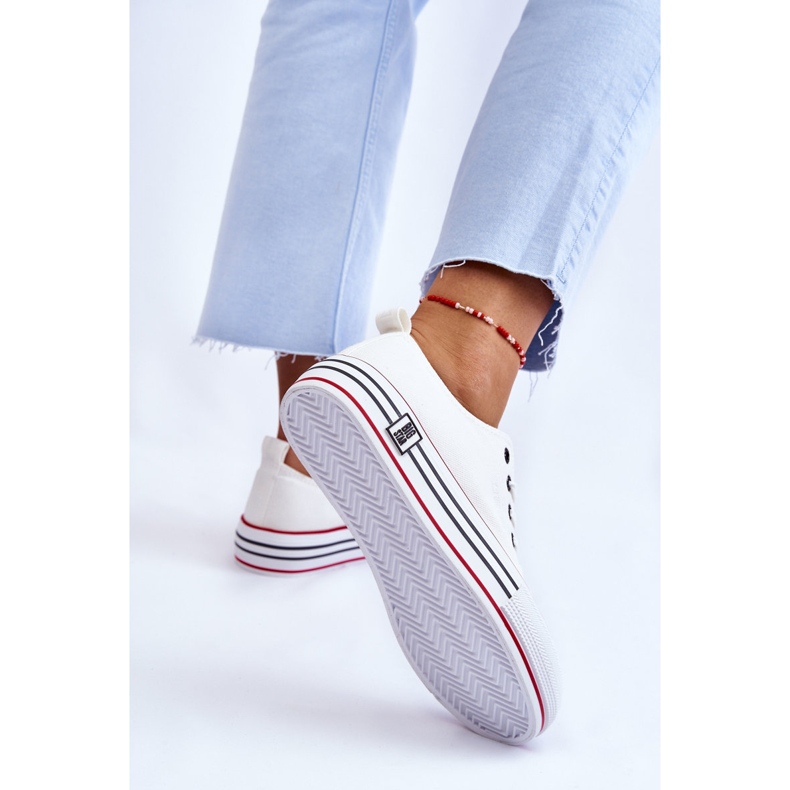 Sneakers Mujer Tejido Plataforma Big Star LL274180 Blanco 1