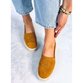 Alpargatas Chanelkikikiki Wela Camel marrón 3