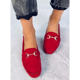 BM Mocasines mujer Hesso Rojo 3