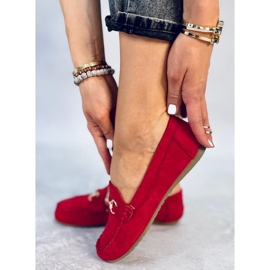 BM Mocasines mujer Hesso Rojo 4
