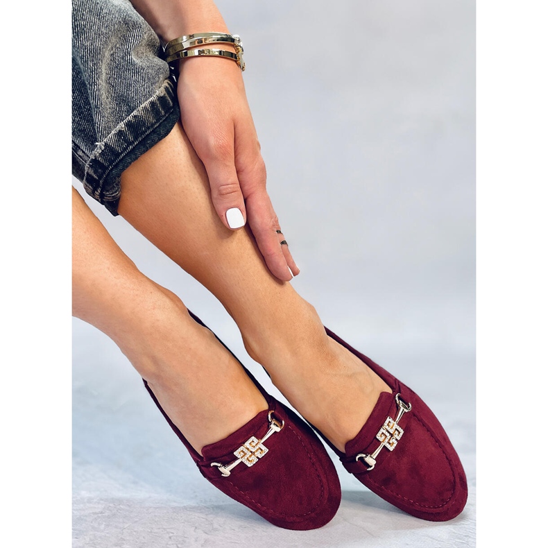 Mocasines Mujer Chloe Vino rojo 1