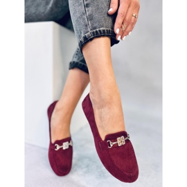 Mocasines Mujer Chloe Vino rojo 4