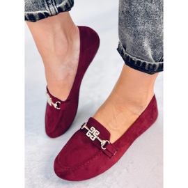 Mocasines Mujer Chloe Vino rojo 2