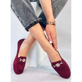 Mocasines Mujer Chloe Vino rojo 5