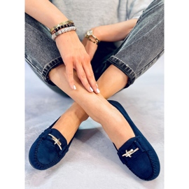 BM Mocasines de mujer Lyset Azul azul marino 3