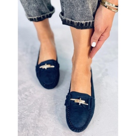 BM Mocasines de mujer Lyset Azul azul marino 5