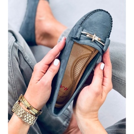Mocasines mujer Lyset Gris 4