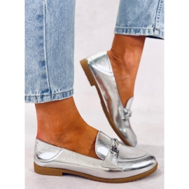 Mocasines mujer Juss Plata 1