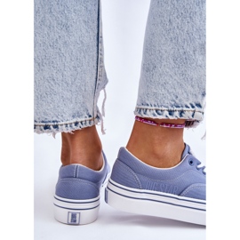 Zapatillas Mujer Big Star Plataforma LL274231 Azul 7