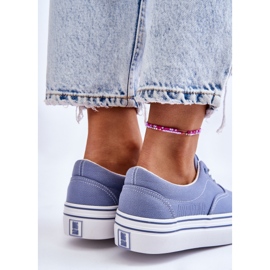 Zapatillas Mujer Big Star Plataforma LL274231 Azul 8