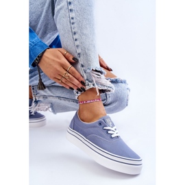 Zapatillas Mujer Big Star Plataforma LL274231 Azul 9