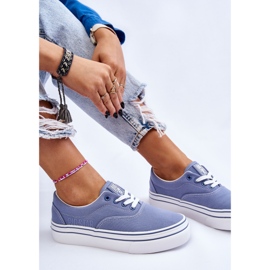 Zapatillas Mujer Big Star Plataforma LL274231 Azul 10