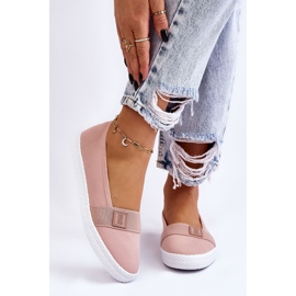 Zapatillas sin cordones para mujer Big Star LL274202 Desnudo rosa 2