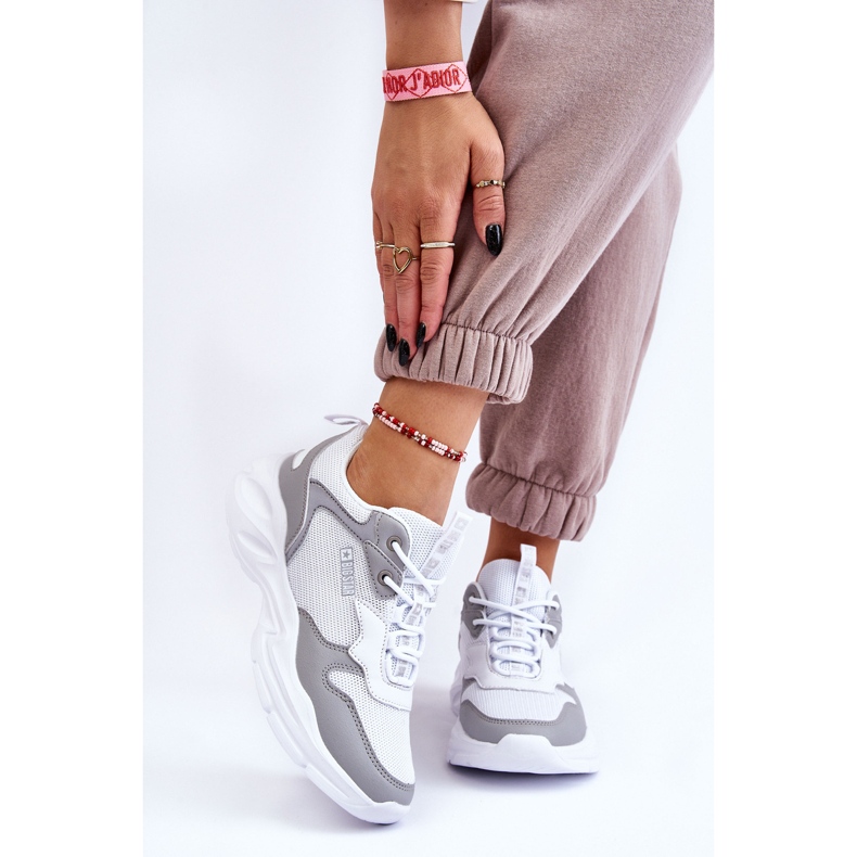 Zapatillas Deportivas Ligeras Mujer Big Star LL274375 Blanco-Gris 2