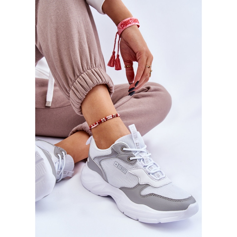 Zapatillas Deportivas Ligeras Mujer Big Star LL274375 Blanco-Gris 1