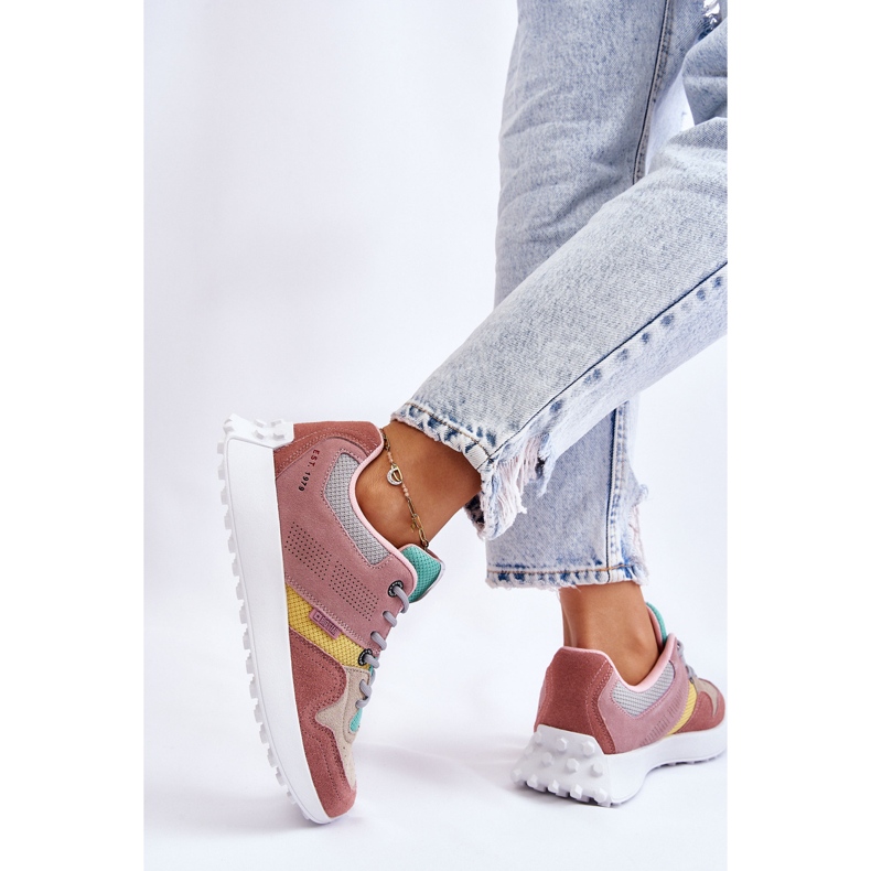 Sneakers de Mujer Big Star LL274422 Rosa-Beige 2