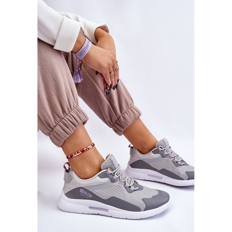 Zapatillas Deportivas Mujer Big Star LL274371 Gris 1