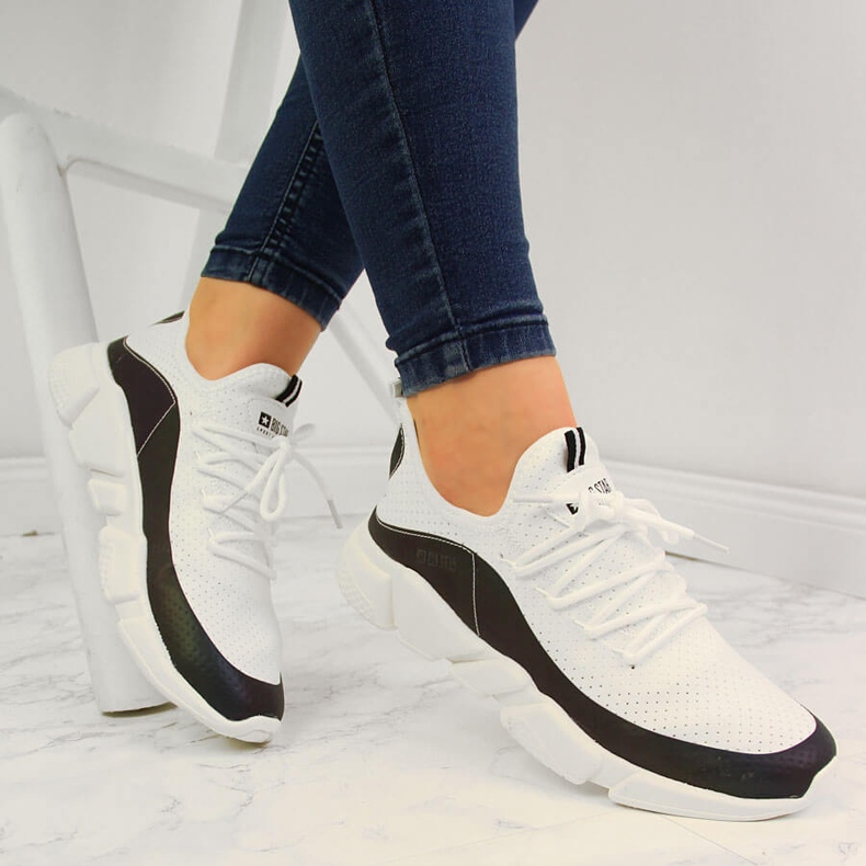 Deportivas mujer blanco petróleo Big Star FF274A052 1