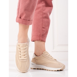 Deportivas ligeras mujer Shelovet beige 2