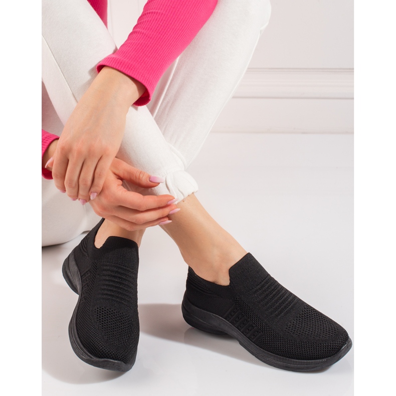 Deportiva plataforma shelovet negra negro 1