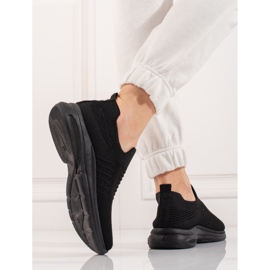 Deportiva plataforma shelovet negra negro 3