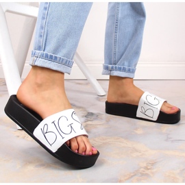 Zapatillas casa mujer lacadas en plataforma blanco Big Star JJ274A275 7